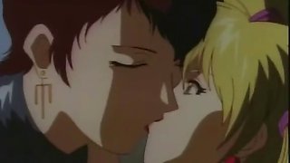 Hentai blondie fucked with strapon