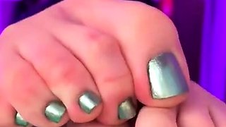 Exotic brunette hardcore foot fetish fuck