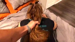 DesertFox310 fucks emo milf redhead after concert - huge cumshot on big ass