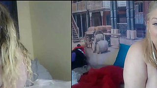 Slutty amateur flashing her big boobs in the backseat