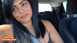 Mattos Couple's Wedding Anniversary: Lukas Becomes a Cuckold and Lets Nicoly Fuck a Stranger at the Motel!