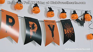 Watch these sexy Halloween lesbians cum hard for Club Sweethearts