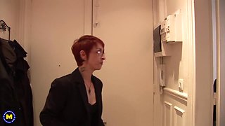 Mature Business Lady Fucked In Her Ass And Pussy At Two Different Places - MatureNl
