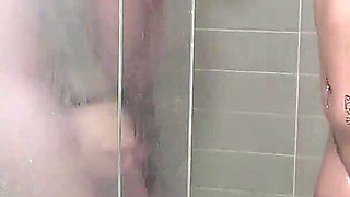 My Son's Naughty Friend Invited Me to Take a Shower with Her.