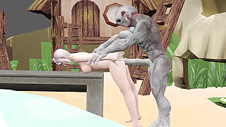 Alien monster come from space on earth Hard Fuck With Big dick
