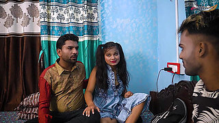 Desi Virgin Student Hardcore Fuck with Her Teacher and Her Friend Full Movie. Hindi Audio