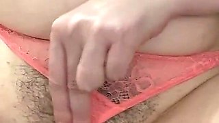 Got Caught Playing with Pussy Balls Toy and He Cum on My Tits