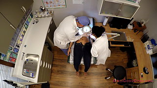 Cute Nerdy Busty Latina Mia Sanchez Examined By Doctor Nurse