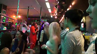 Party pornstars fucking in the club