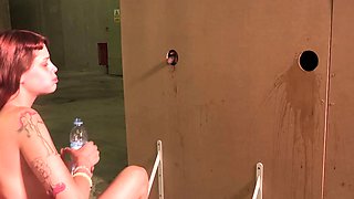 Glory Hole Blowjobs and Brunettes