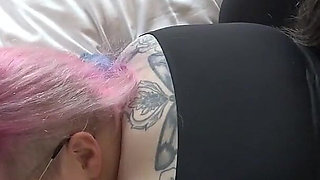 Guy Recognizes Us! Spontaneous Hotel Threesome 2