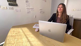My Secretary Shakes Her Ass and Lets Me Grab Her Butt