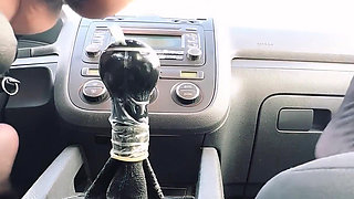 I Put the Gear Lever of a Friend's Car in My Pussy Like a Whore