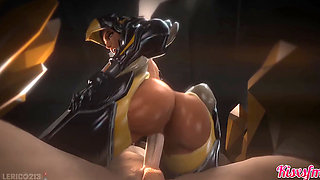Pharah Vaginal Compilation (Overwatch)