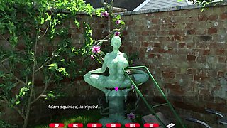 Naughty Neighbors - V0.53 - John Denvers Fucks Nikki and Swallows Cum - Big Tits, Amateur, HD