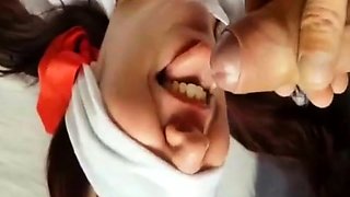 British Amateur Sucks a Big Cock and Swallows