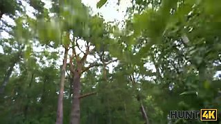 Hunt4k. horny boy found red haired tramp in the woods and pounded her roughly