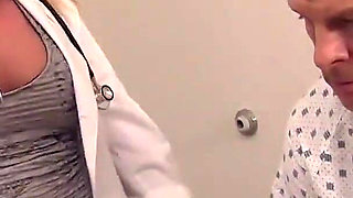 Hot blonde Heidi sucks huge cock from gloryhole while masturbating her wet pussy