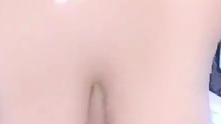 Shaved pussy blonde Tasha Reign with big boobs goes solo