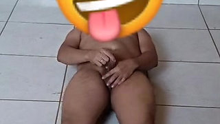 Lying on the floor