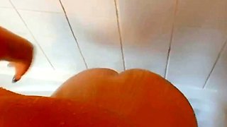 Big boobs milf masturbates with her dildo