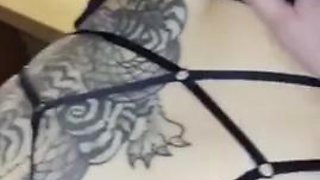 Dressed up as a hotel maid to fuck a stranger. Real cheating wife