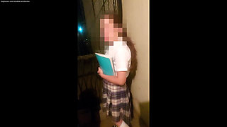 College Girl Fucks with Neighbor Like Bitch