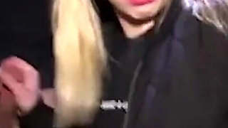 Teen Blonde Dogging Blowjobs and Big Facials