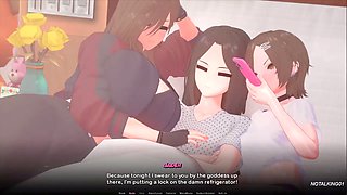 Busty bbw with a big booty in 3D hentai action