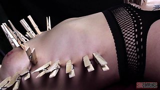 Pleasure Until Naughty Masochist Squirts - Chained to a Table