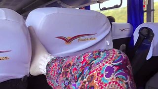 Hitting a Siririca on the Trip Bus