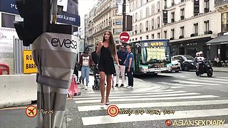 French Teen Fucking In Paris Earns Creampie On Asian Sex Diary