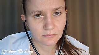 Toxic Russian Doctor Tried To Dominate During The Medical Examination, But Fucked Her In A Mouth