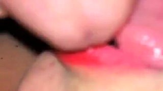 Milking My Husband's Cock and Licking All the Cum