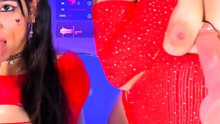 Small Tit Teen Cums On Cam