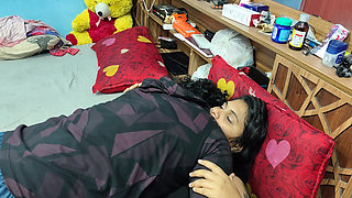 Girl friend first time sex with boy friend in home and piss , Girl friend and boy friend hot fuck and pee in bedroom