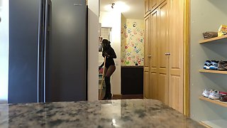 My Boss Makes Me Clean His Penthouse in High Heels