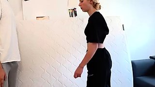 German Balls Busted - Emo Girl Ballbusting