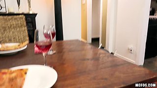 Housewife Kagney Linn Karter Fucks On Kitchen Floor