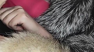 Goddess in Furs and Latex,strapon,squirt