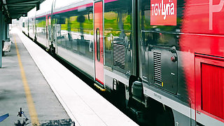 SEX AT THE STATION WITH ADAMANDEVE AND LUPO