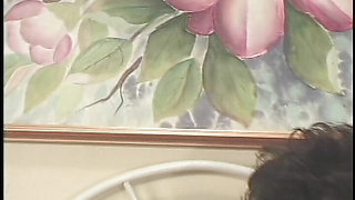 Pregnant babe and her step mother fuck their cunts with a double ended dildo