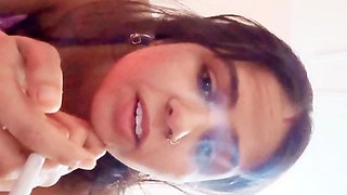 Step Sister Latika Smoking and Hard Sex