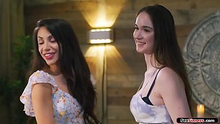 Bisex Latin Babe Anal Fucked By Masseurs - Hazel Moore And Hime Marie