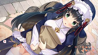 Hentai featuring busty girls in animated adult fun