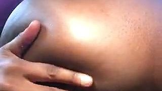 Straight amateurs wank and toy ass play