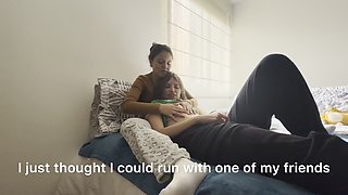 Two College Women Fuck Hard in the Room