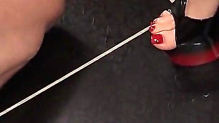 Miss Anja Black Hard Humiliation Slave Feeding From Toiletbowl