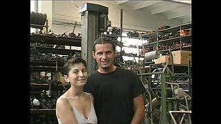 Vintage Slut with Hairy Pussy Fucked in Car and Cumshot on Tits by Big Cock