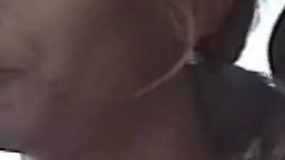 Suck off Truck Dick Blonde Goofy Bitch Sperm Spitter Blowjob N Yap in Vehicle Whoreness